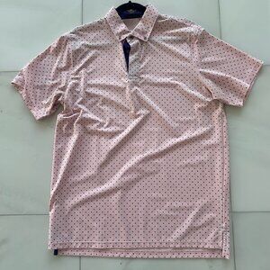 Greyson Men's Golf Shirt in Light Pink